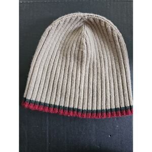 Gucci Beanie Mens Size Medium Beige Knitted 100% Wool ✨️ SEE PHOTOS✨️